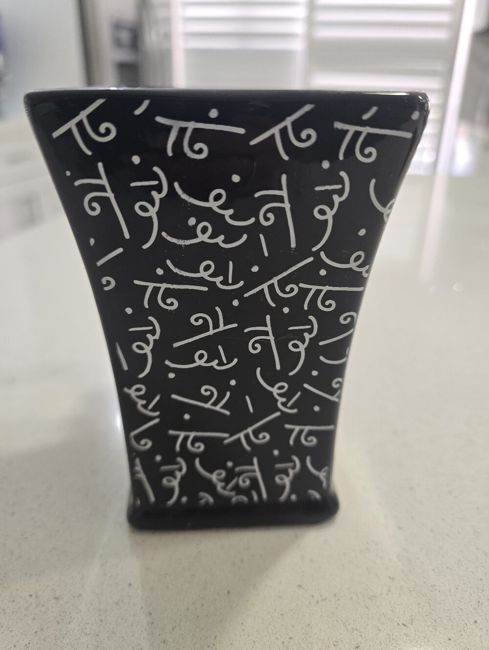 Colorful Heart Ceramic Mug - Romero Britto Style Black Handle - Picture 8 of 11